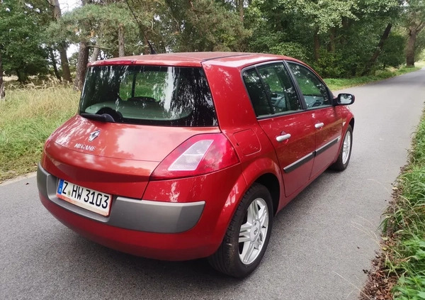 Renault Megane cena 5500 przebieg: 153900, rok produkcji 2003 z Słubice małe 232